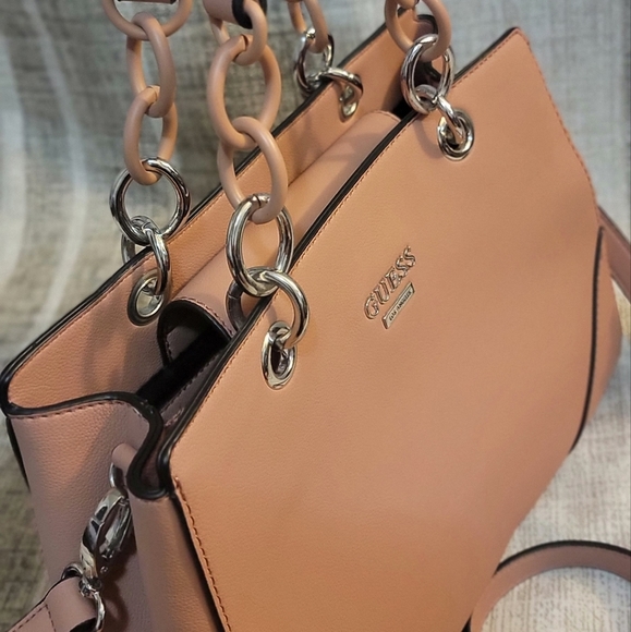 🔥Guess Madsen Logo Satchel With New Wallet Shoulder /Cross body bag - Picture 9 of 15